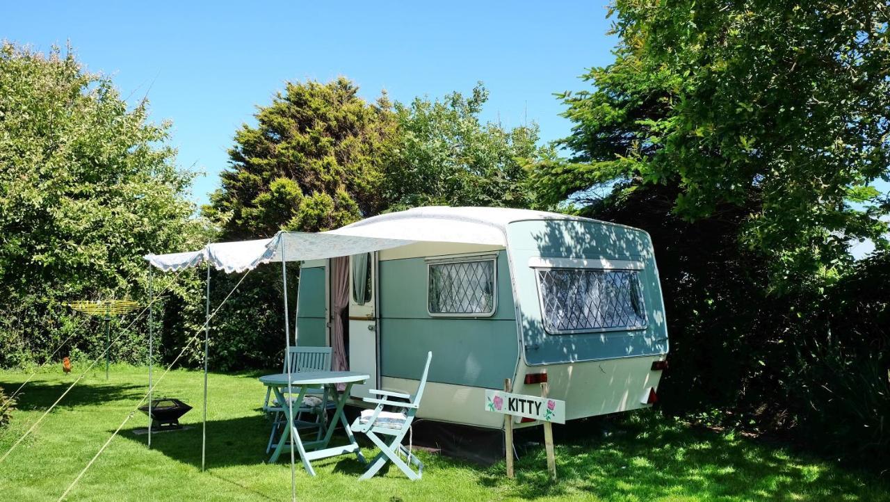 Kitty Unique 60S Caravan Set In Pretty Garden Villa Lizard Exterior photo