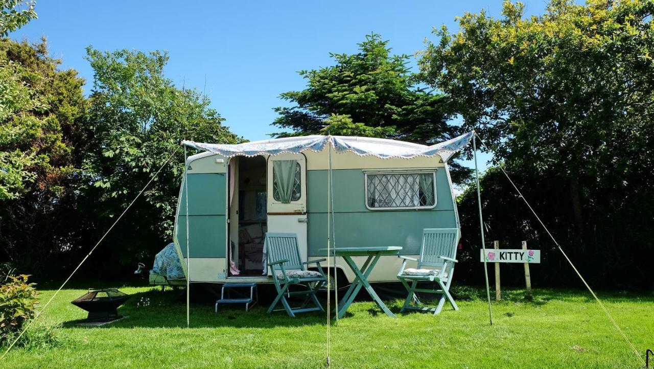 Kitty Unique 60S Caravan Set In Pretty Garden Villa Lizard Exterior photo